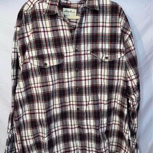 Men’s Flannel Eddie Bauer Button Down Size 2XL